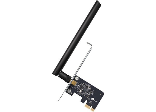 AC600 Dual Band Wi-Fi PCI Express AdapterSPEED: 433 Mbps at 5 GHz + 200 Mbps at 2.4 GHzSPEC: 1× High Gain External Antennas ARCHERT2E